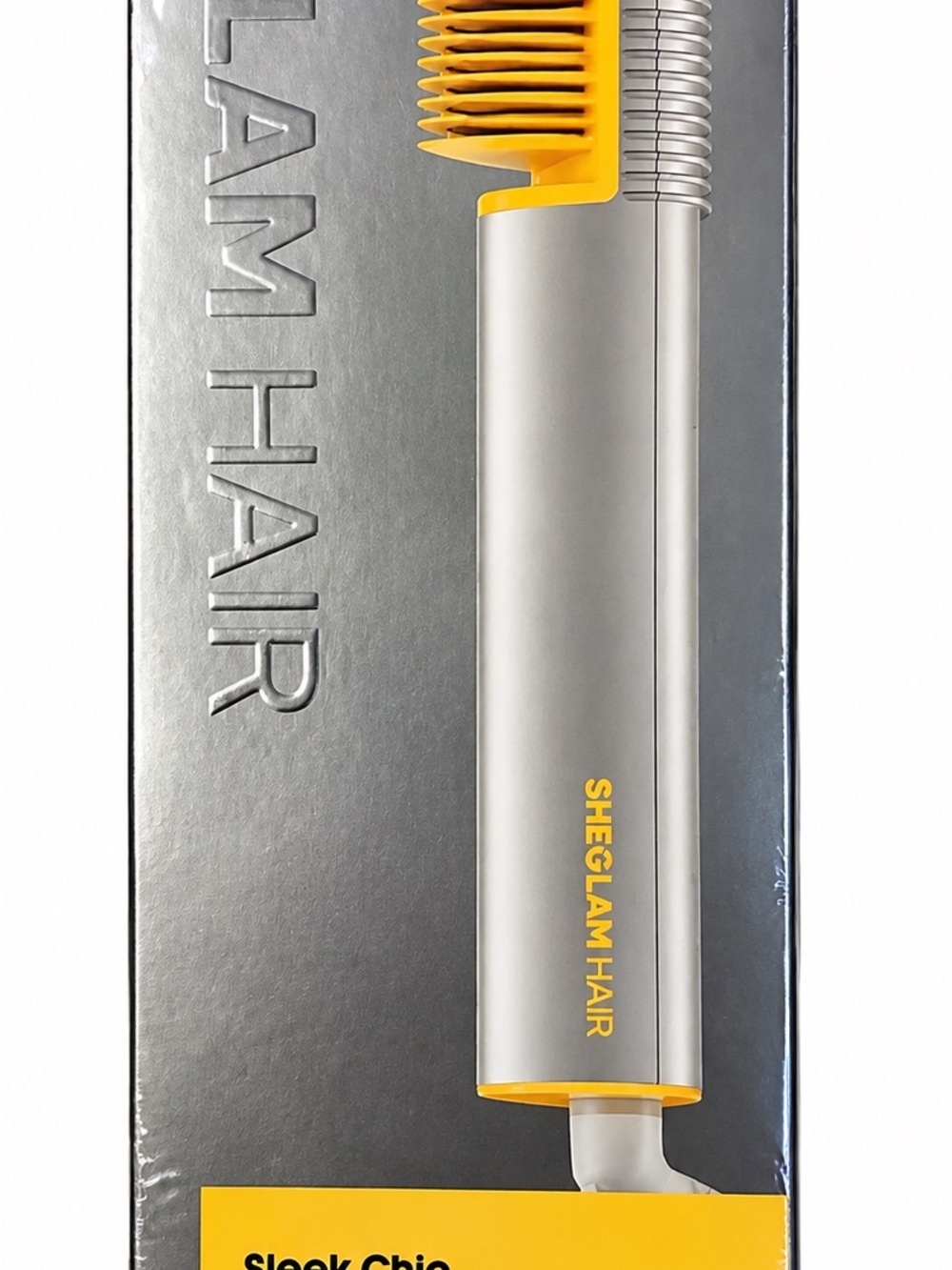 SHEGLAM Hair Styling Tool in Silver & Yellow